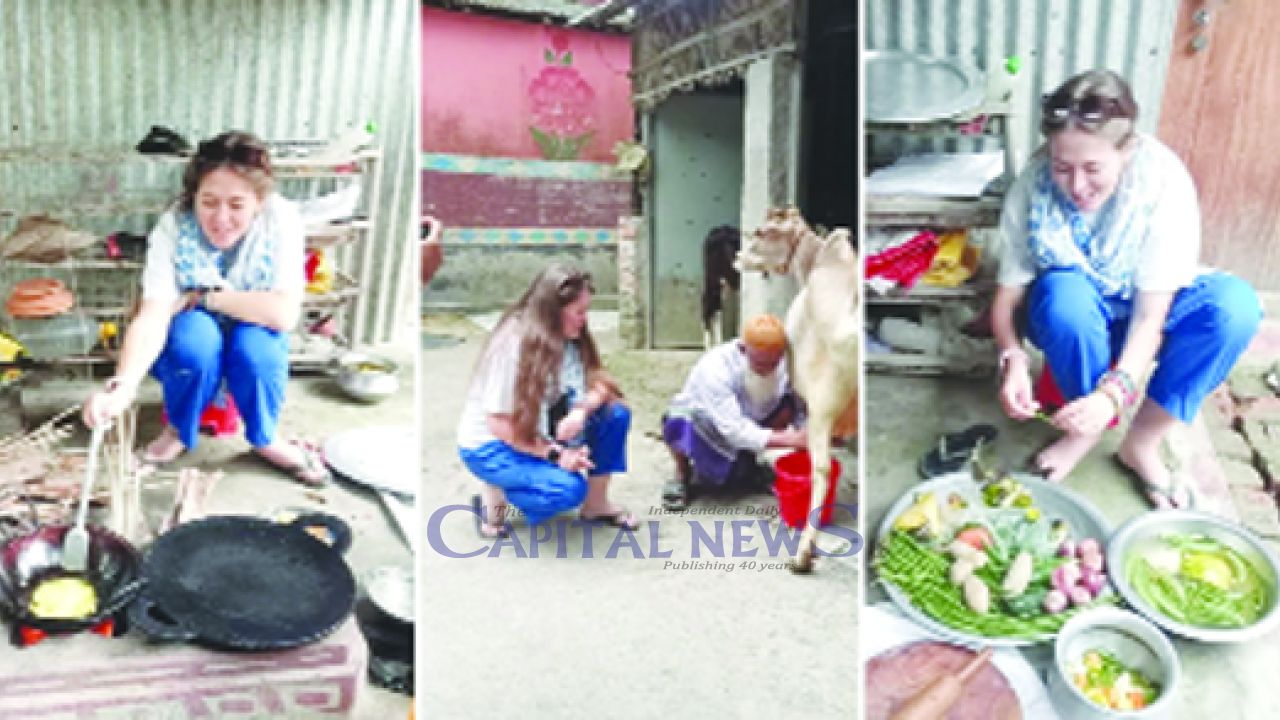 Foreign Tourists Flock to Ekduaria, Narsingdi’s Unique Cultural Haven