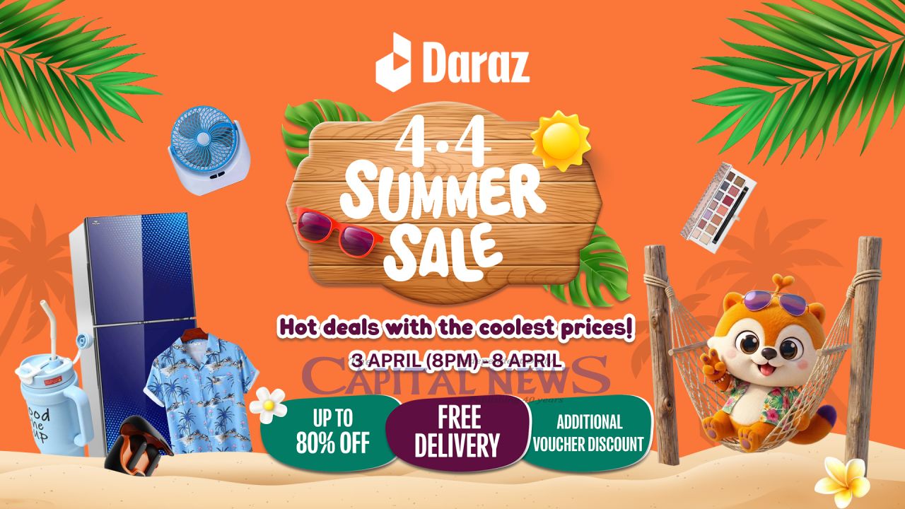Daraz Announces 4.4 Summer Sale with Up to 80% Discounts and Exclusive Deals