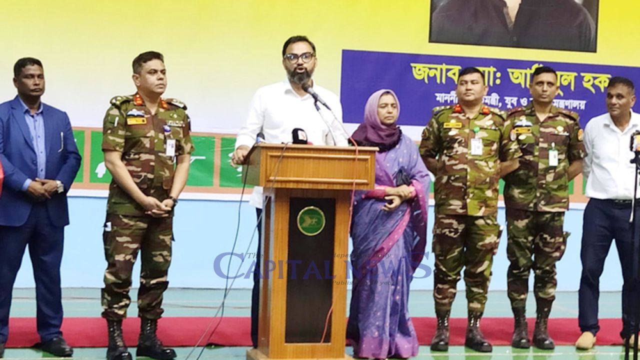 Aminul Islam announces launch of 'Notun Kuri Sports'