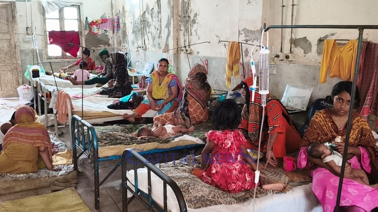 Measles outbreak in Pirojpur: 70 children admitted to 14-bed ward as cases surge  
