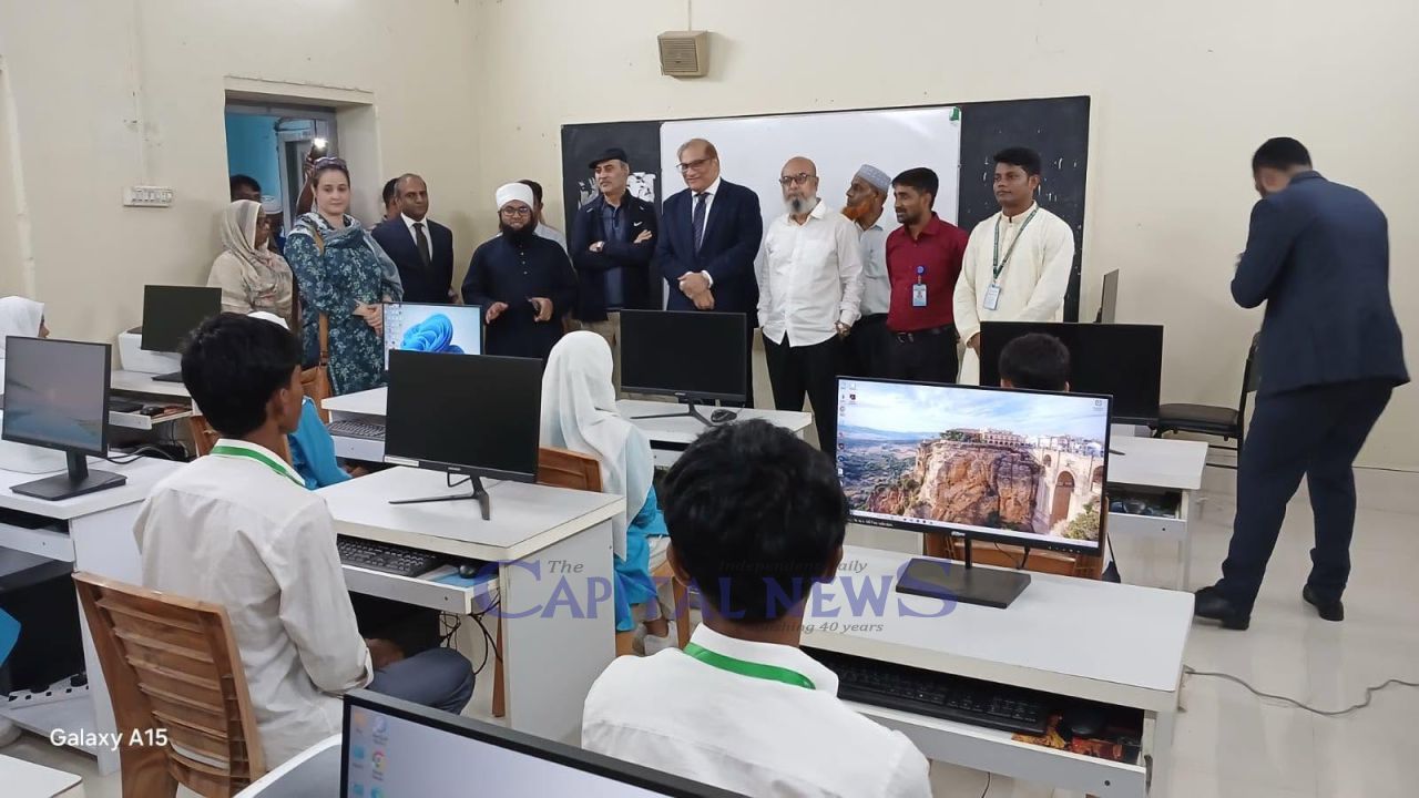 Pakistan High Commission donates IT equipment to Sir Salimullah orphanage