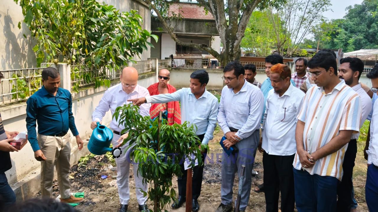 Land Service Hearing Held in Shibganj; Litchi Sapling Planted, Wheelchairs Distributed