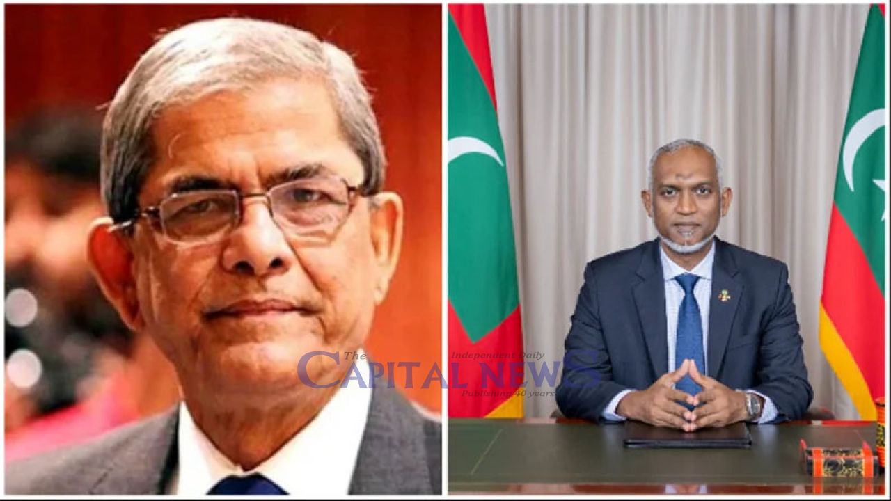Maldives President congratulates Mirza Fakhrul on election