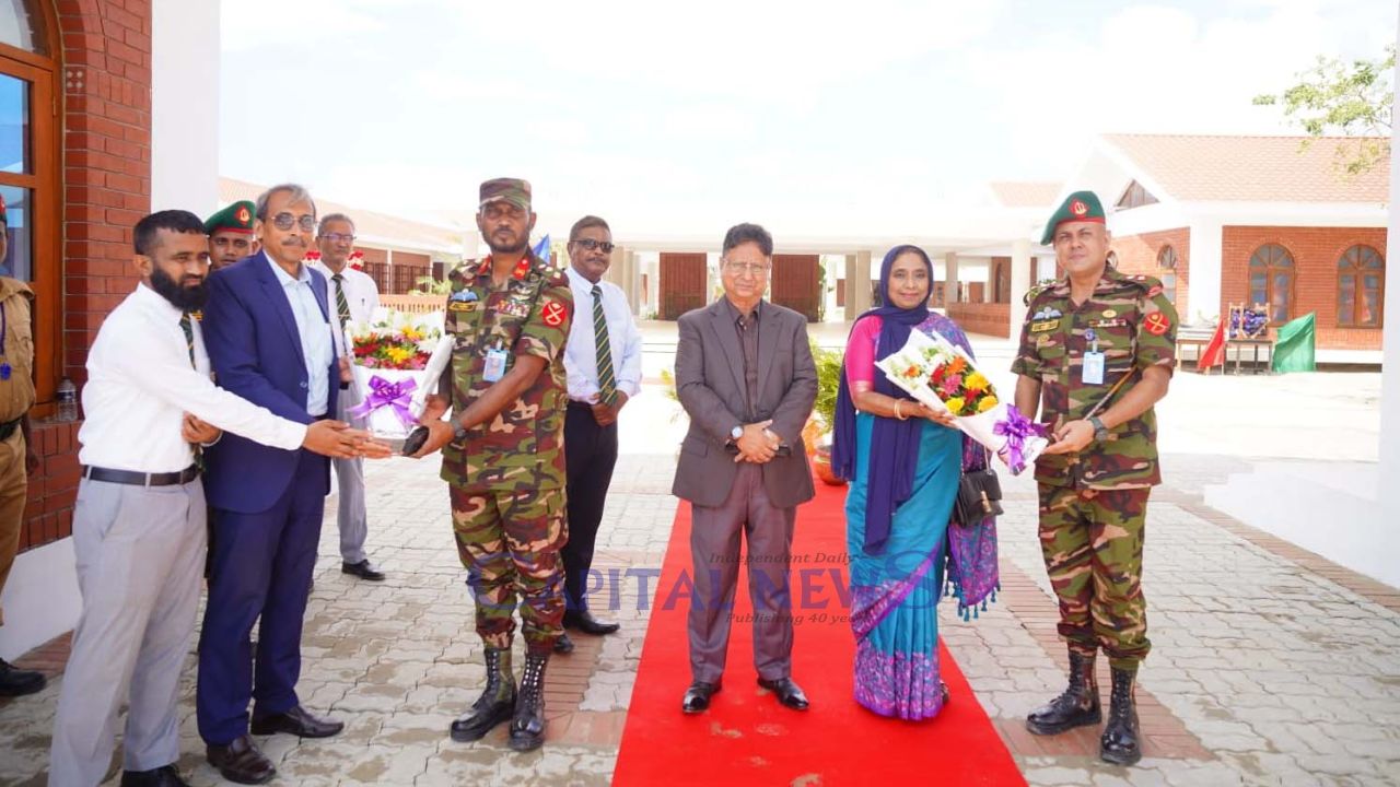 Planning commission officials visit Military Collegiate School, Faridpur