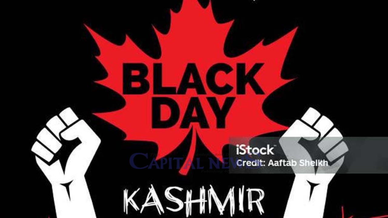 Kashmiris to observe October 27 as Black Day, illegal occupation of Jammu and Kashmir by India